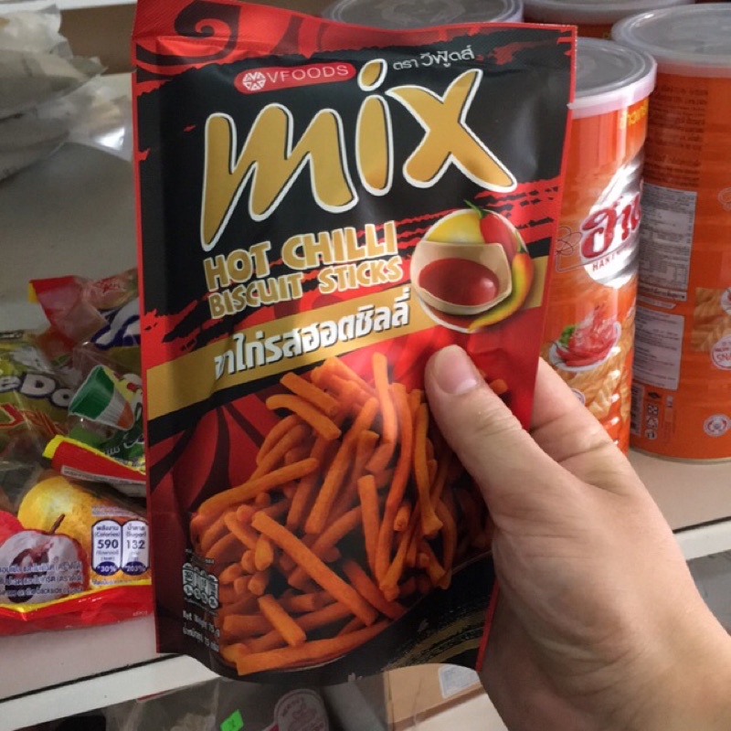 Bim Mix Hot Chilli Thái Lan gói 60 gram đủ màu date 06/2023