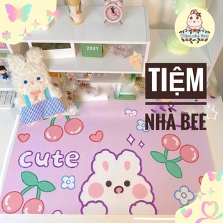 Miếng lót chuột máy tính cỡ to hoạt hình - Thảm lót tay trải bàn học, bàn làm việc decor nhiều hình cute nhựa PVC
