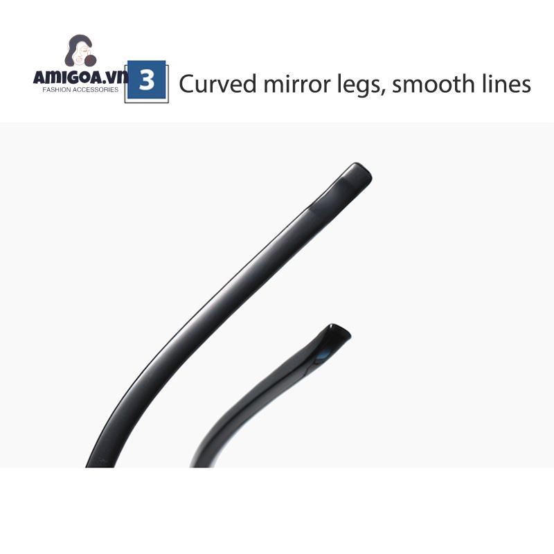 Mắt Kính Quang Học Chống Ánh Sáng Xanh Gọng Lớn Thời Trang Unisex