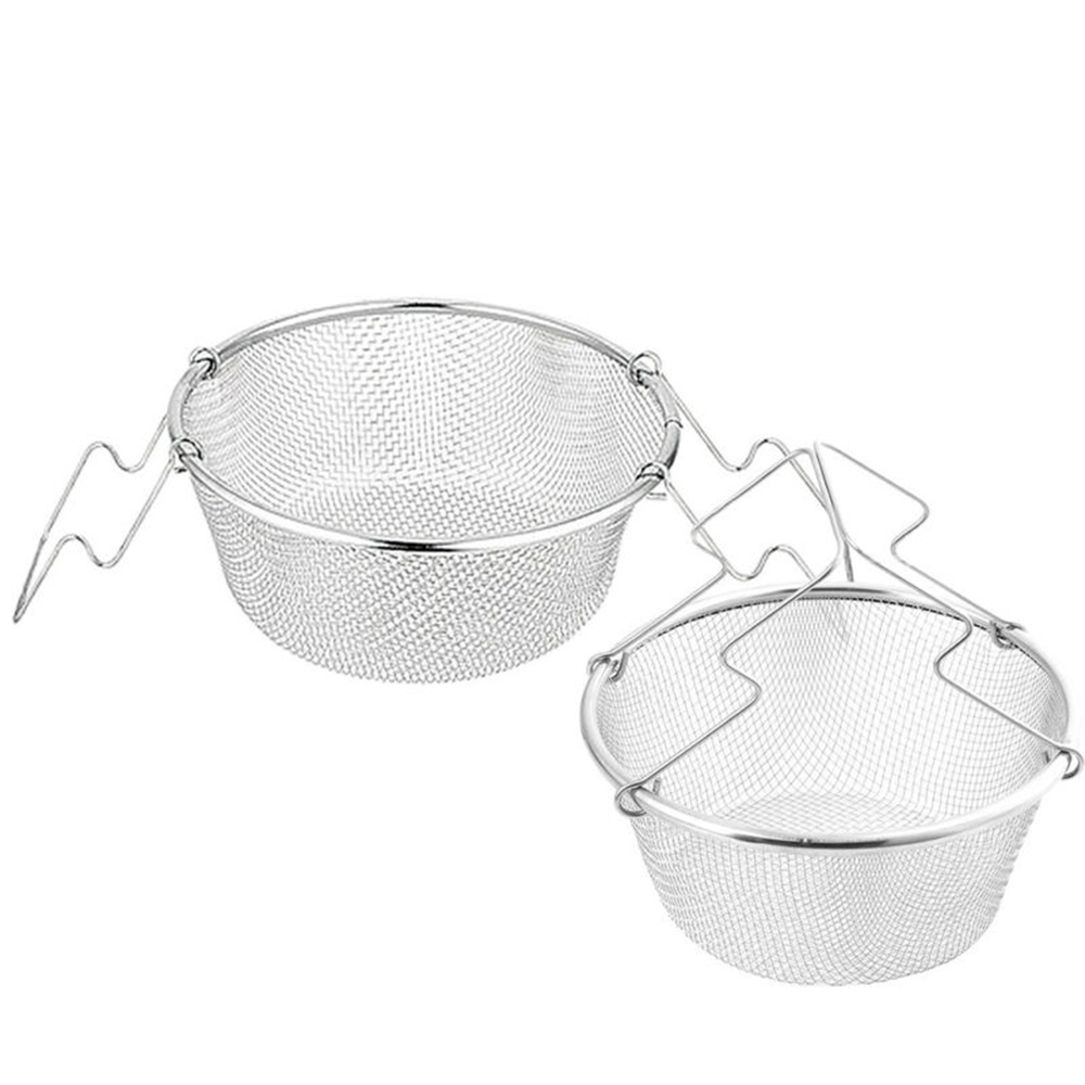 Rổ chiên khoai tây đồ ăn dáng tròn tiện lợi cho nhà bếp