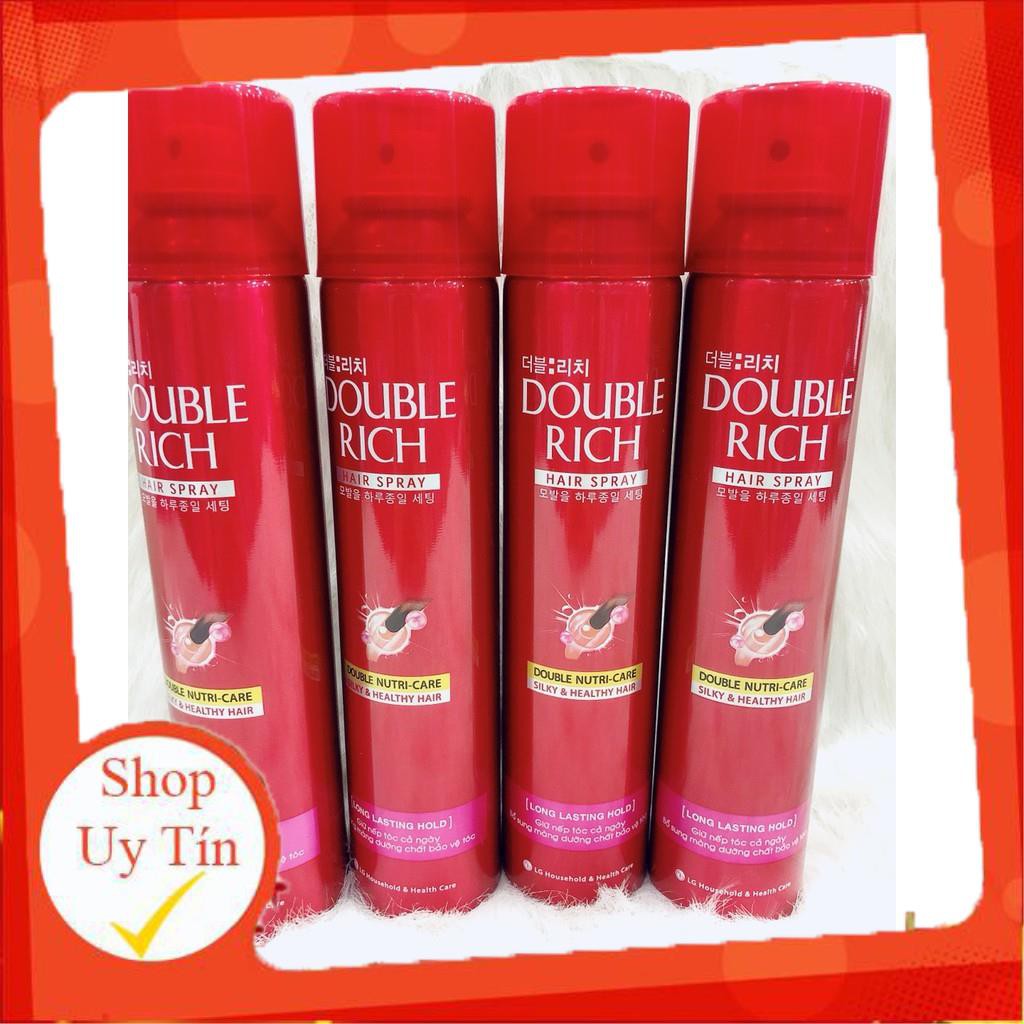 Keo Giữ Nếp Tóc Double Rich Hair Spray 170ml