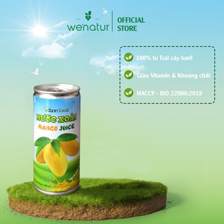 [Trái Cây Tươi] Nước Ép Xoài Tươi Nguyên Chất Dann Food 190ml