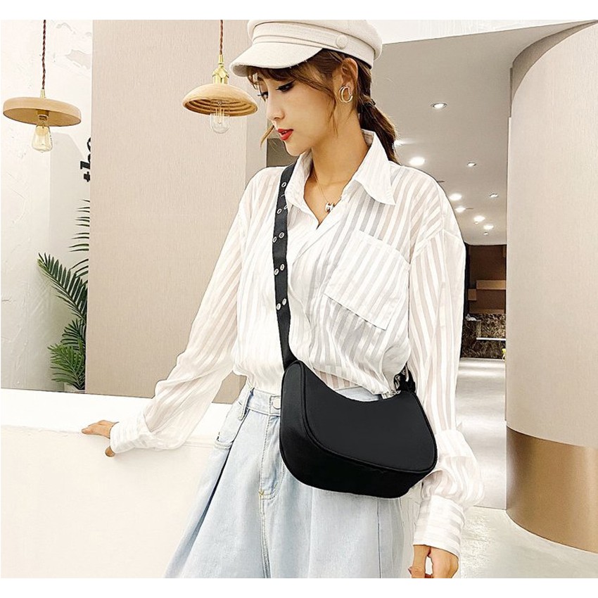 TÚI ĐEO CHÉO, TÚI ĐEO VAI NỮ DÂY DÙ 2 LỖ BH 496 | BigBuy360 - bigbuy360.vn