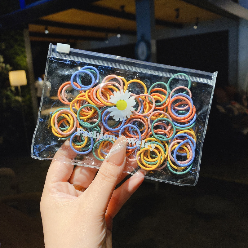 Set 200 dây buộc tóc xinh xắn danh cho bé gái