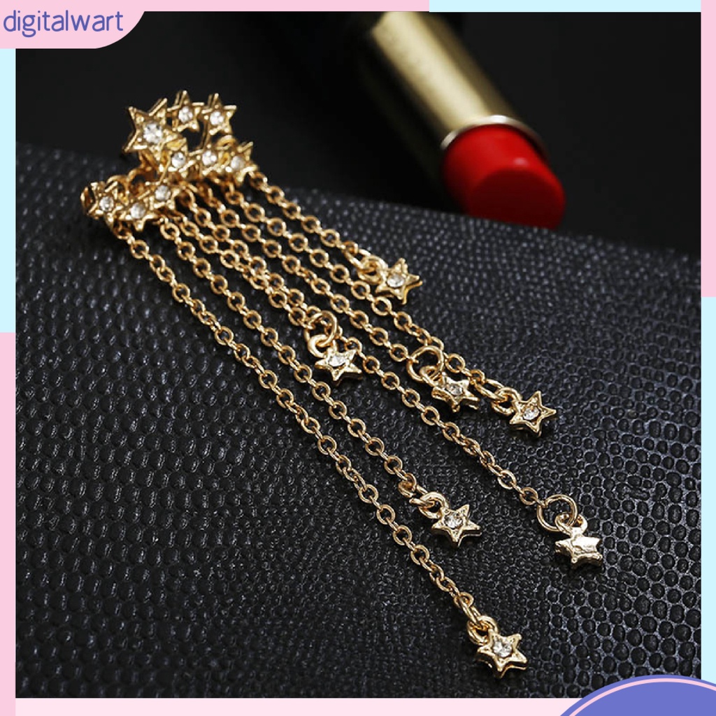 Bông tai dáng dài tua rua độc đáo thời trang dành cho nữ