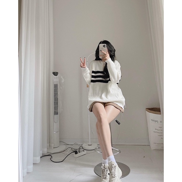 Áo len kẻ ngang siêu xinh by Samhyewear | BigBuy360 - bigbuy360.vn