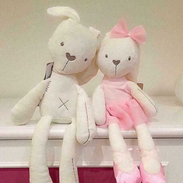 Thú bông cho bé - Thỏ gấu bông cho bé ôm ngủ mama&amp;papa nhiều màu sắc