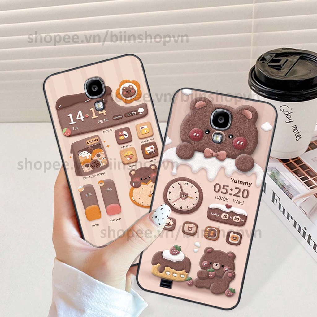 Ốp Samsung S4 / S5 in 3D icon gấu nổi siêu xinh, siêu đáng yêu, cá tính phong cách