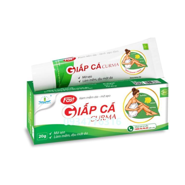 ✅ Kem liền da - Lành sẹo lõm Giấp Cá CURMA
