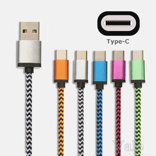 Cáp sạc cổng usb 3.1 type c 2a bện sợi nylon