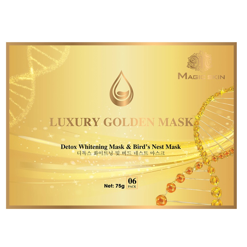 Mặt nạ thải độc da và ủ trắng da Luxury Golden Mask