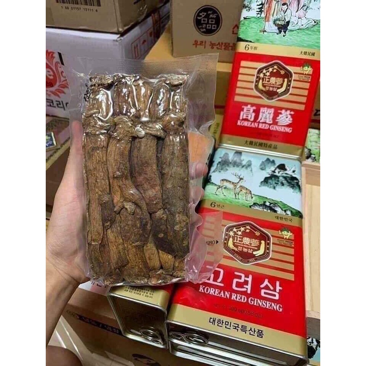 Hồng Sâm Khô 6 Năm Tuổi, Hộp thiếc, 300GR Hàn Quốc