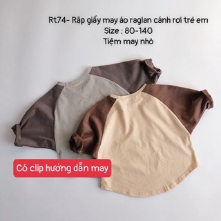 RT74_Rập giấy may áo raglan form rộng