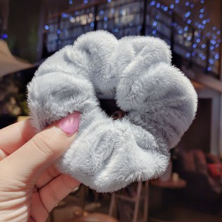 Cột tóc Scrunchies lông nhung mềm mịn dễ thương