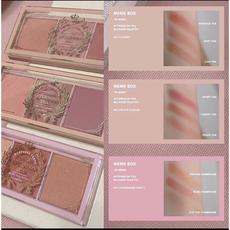 Bảng má hồng I’m Meme Afteenoon Tea Blusher