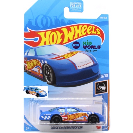 Xe mô hình Hot Wheels basic Dodge Charger Stock Car GRY20, 40K.