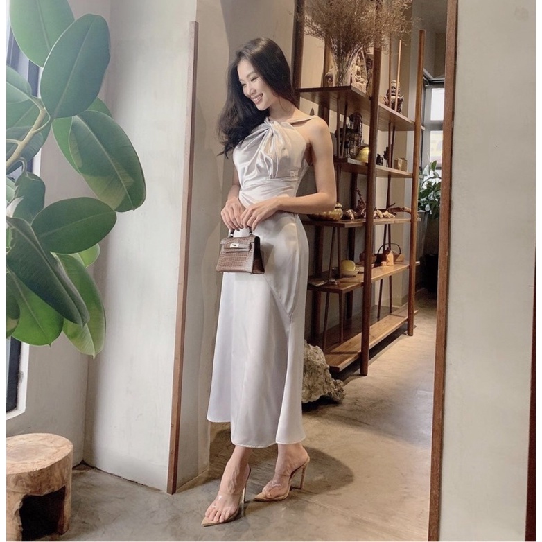 Đầm lụa yếm