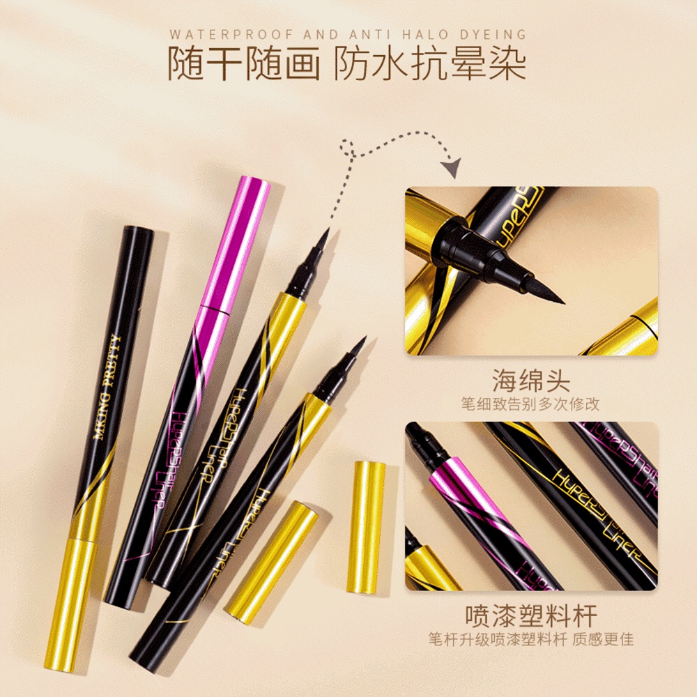 [Hàng mới về] Bút kẻ mắt dạng lỏng mềm mại chống nước nhanh khô xinh xắn | BigBuy360 - bigbuy360.vn