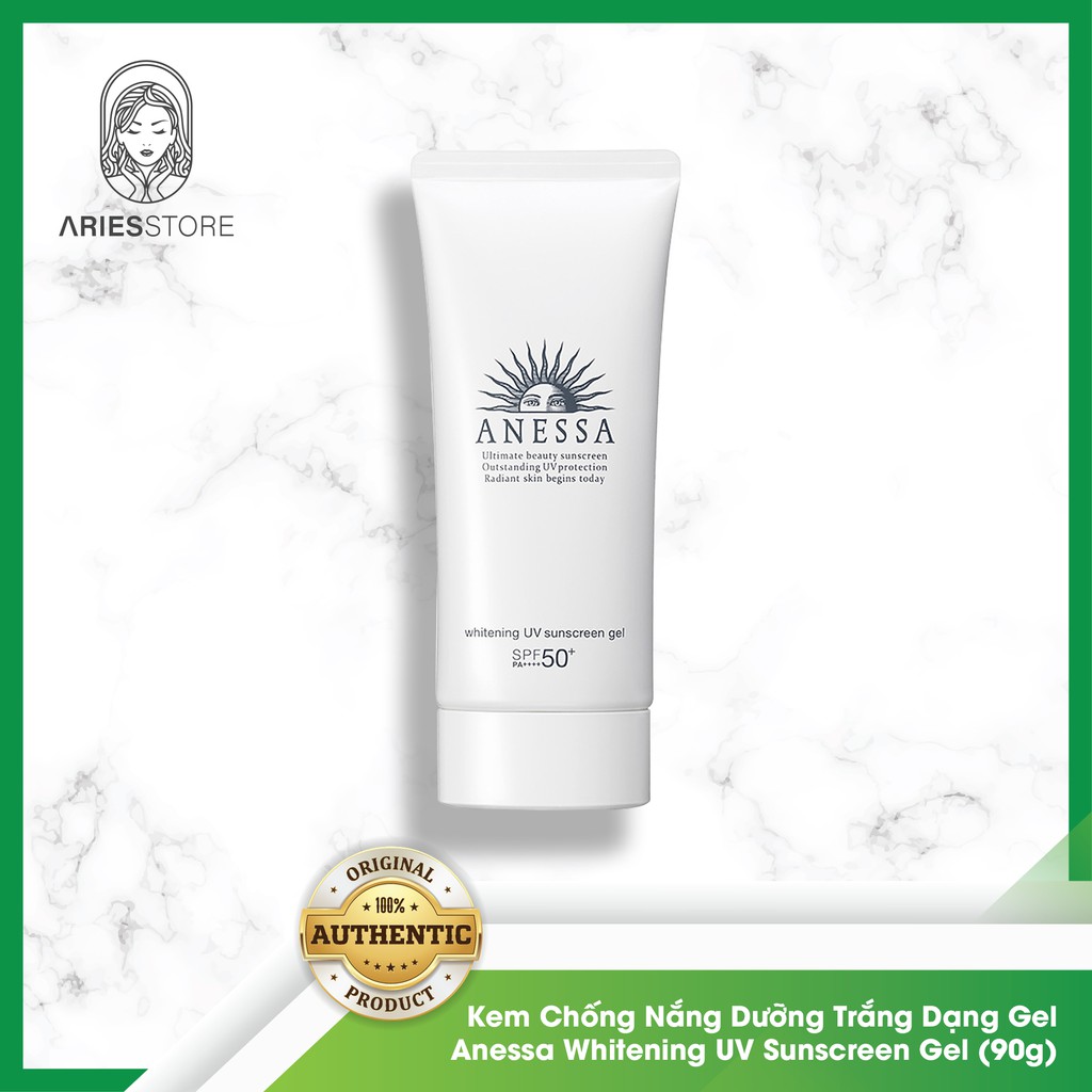 Kem chống nắng dưỡng trắng dạng gel Anessa Whitening UV Sunscreen Gel 90g