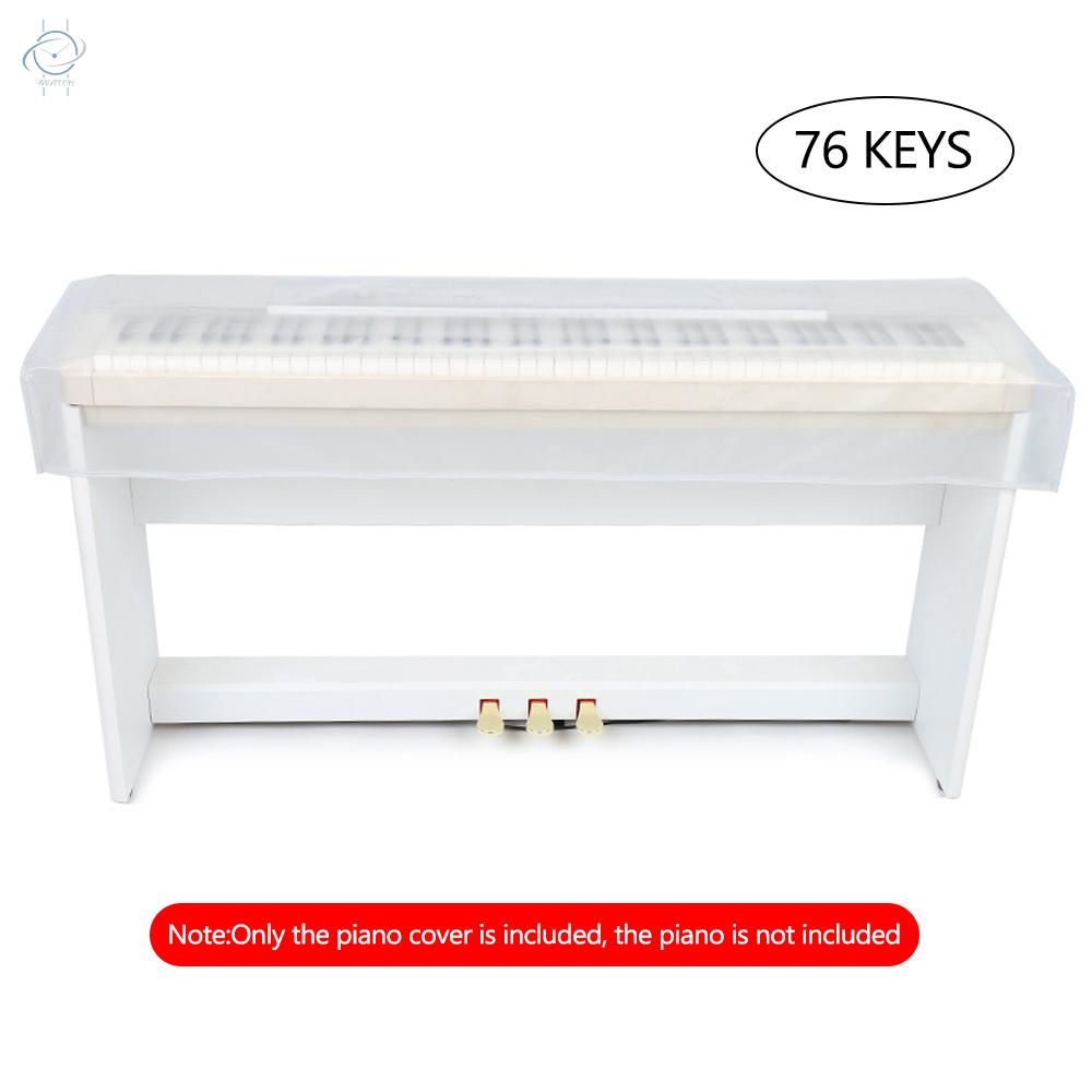 ♫Transparent Grind Arenaceous Piano Cover Digital Piano Keyboard Dustproof and Waterproof Cover