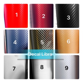 Combo 5 mét decal vân carbon ( khách tuỳ ý chọn màu )
