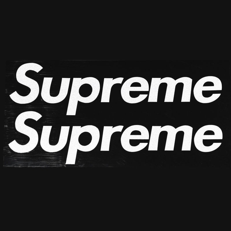 Miếng Dán logo supreme Phản Quang Chống Thấm Nước Trang Trí Xe Máy / Xe Đạp Điện