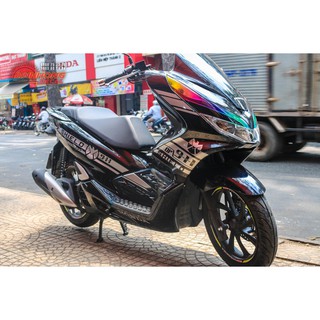 Tem rời PCX 911thể thao bạc