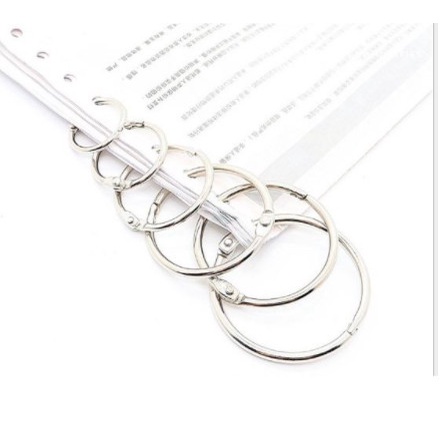 1 Khoen Đóng Gáy Sách,còng sắt làm flashcards, sổ còng size 20/25/30/35/40/45mm