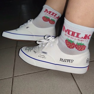 Giày ulzzang dáng vans có ảnh thật (SẴN BLUE 40)