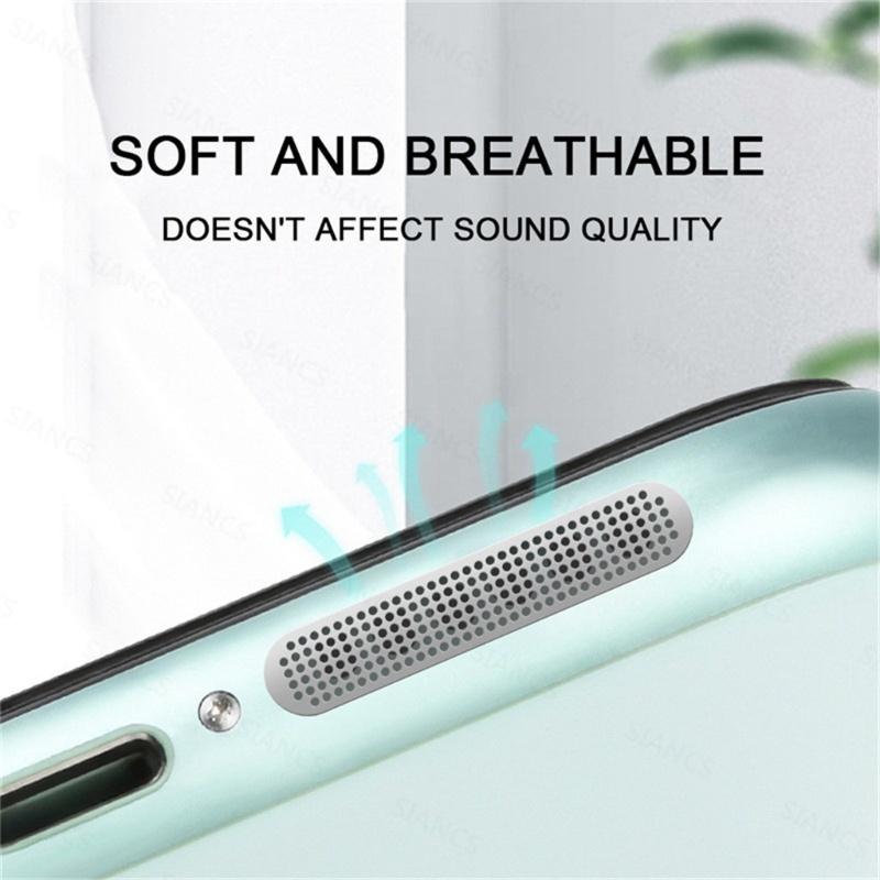 Combo 4 Miếng Dán Loa Chống Bụi siêu mỏng Cho Điện Thoại Táo X XS 11 12 13 PRO max mini...(2 ngắn + 2 dài)