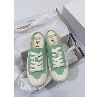 [ Chính Hãng ] - Giày MLB PLayBall Origin Mule Xanh Mint