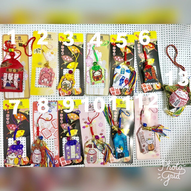 Túi phước trang trí omamori nhật bản trưng bày May Mắn quà tặng xinh xắn dễ thương