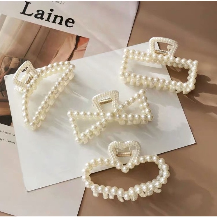 RẺ VÔ ĐỊCH  1 chiếc kẹp tóc ngọc phong cách Hàn quốc xinh xắn