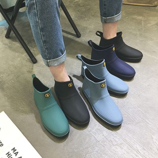 Ủng cao su đi mưa cổ thấp chống thấm nước cho nam