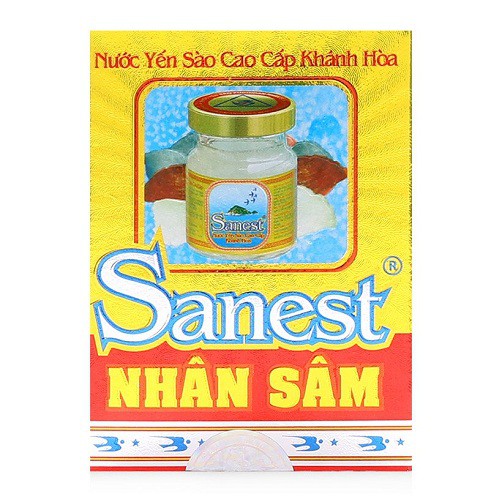 Combo 10 hũ nước yến sào Sanest nhân sâm Fucoidan 70ml, yến sâm sanest Khánh Hòa, PP Sâm Yến