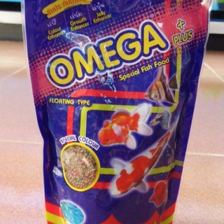 Thức Ăn Cho Cá OMEGA 500g hạt trung cho các loại cá cảnh