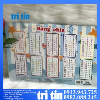 BẢNG CỬU CHƯƠNG,BẢNG CHIA