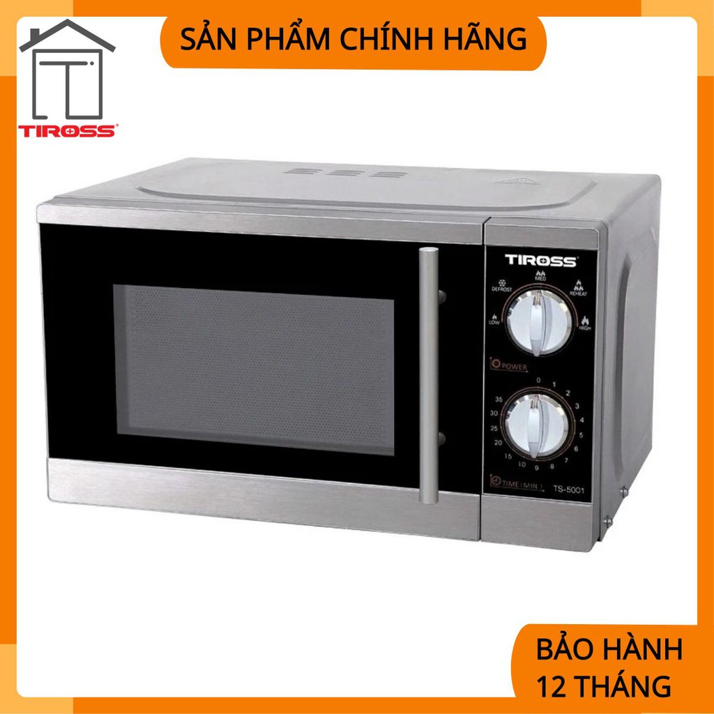 Lò vi sóng 20L cơ, 1100W, màu ghi TS5000