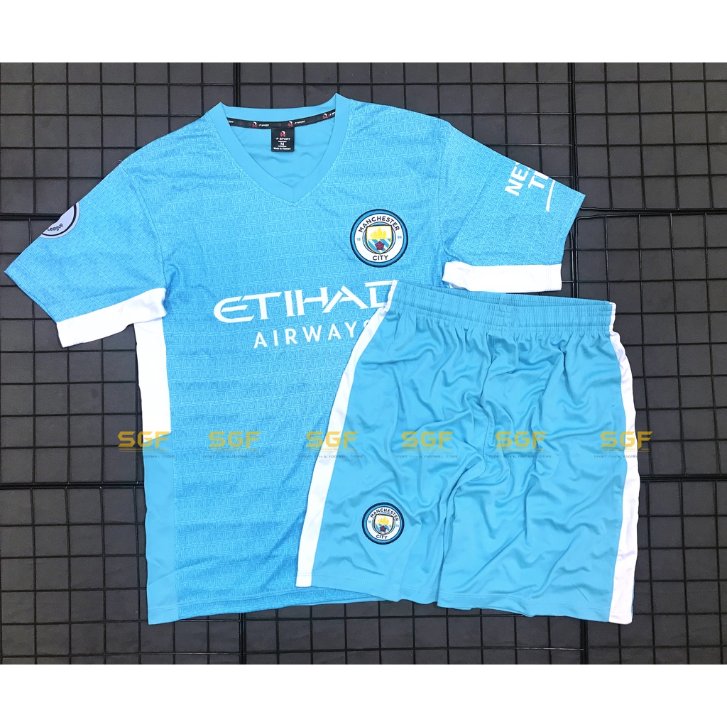 Đồ Bóng Đá MAN CITY xanh biển sân nhà 2021