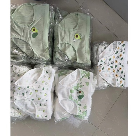 Hộp 5 quần lót nữ in hình quả dễ thương