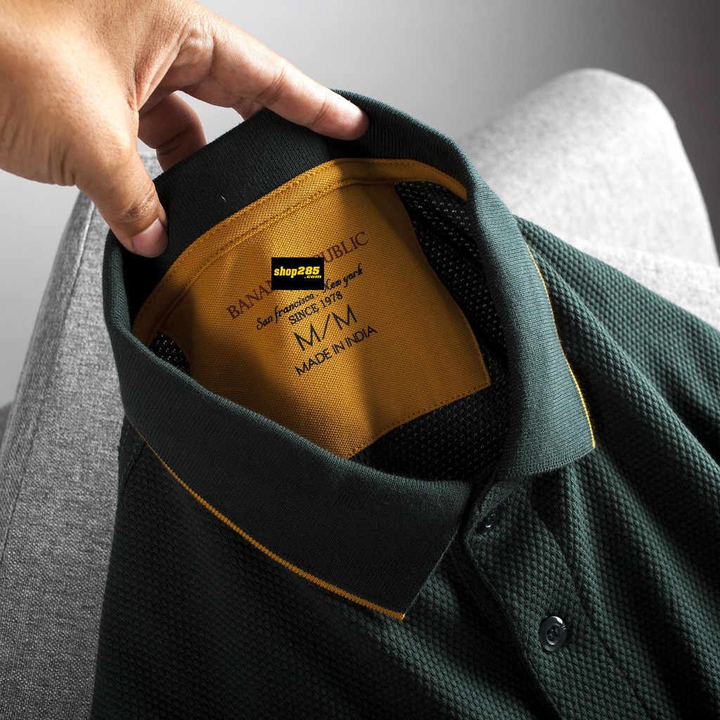 POBR💖Áo thun có cổ VOI RỪNG dòng Pique viền cổ + tay💖1 chiếc áo thun có cổ SlimFit siêu đẹp siêu chất nhất shopee ✔️ | BigBuy360 - bigbuy360.vn