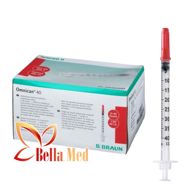 Kim tiêm tiểu đường 1ml BBraun 30G x 1/2" (0.3 x 12mm