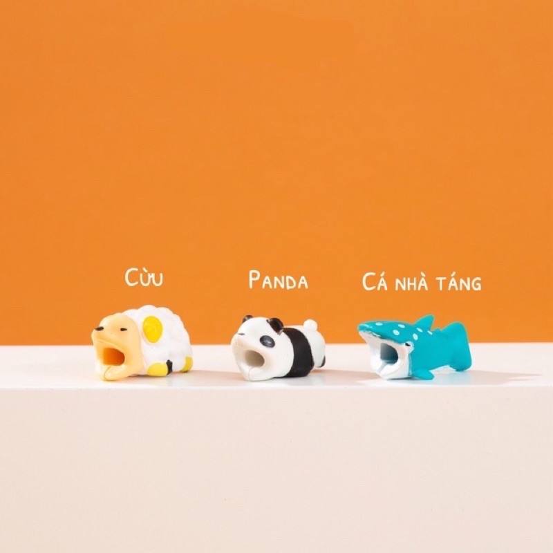 Bảo vệ dây cáp sạc điện thoại hình thú cưng