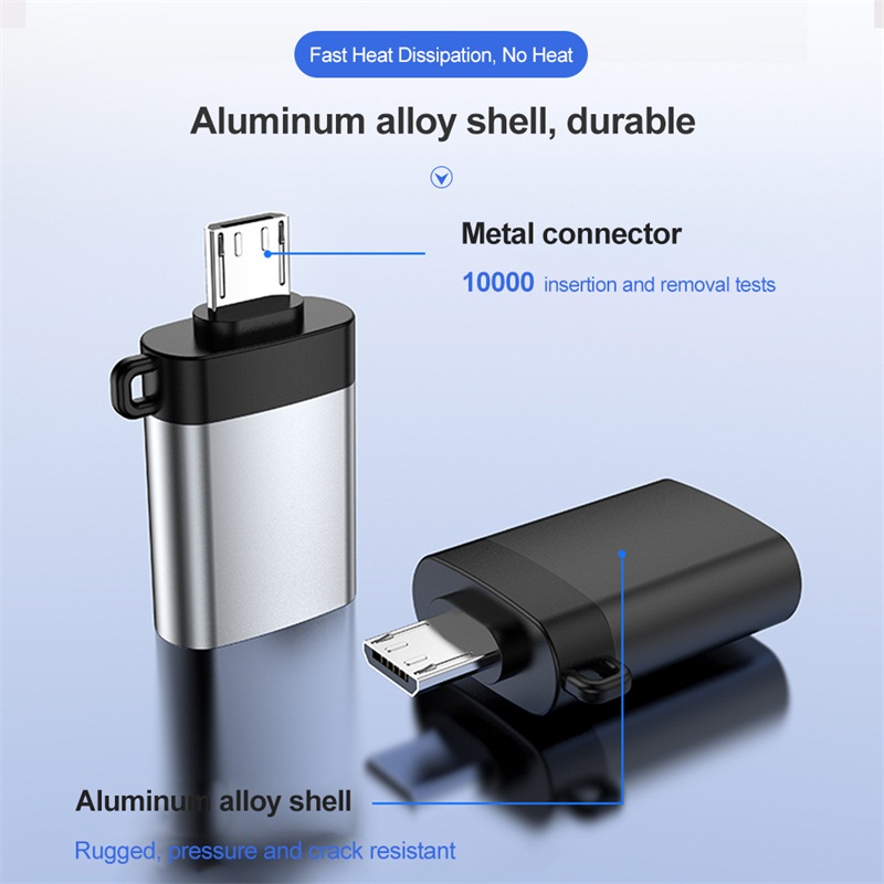 Bộ Chuyển Đổi Otg Micro Kuulaa Mini Cổng Usb Có Thể Mang Đi Tiện Dụng