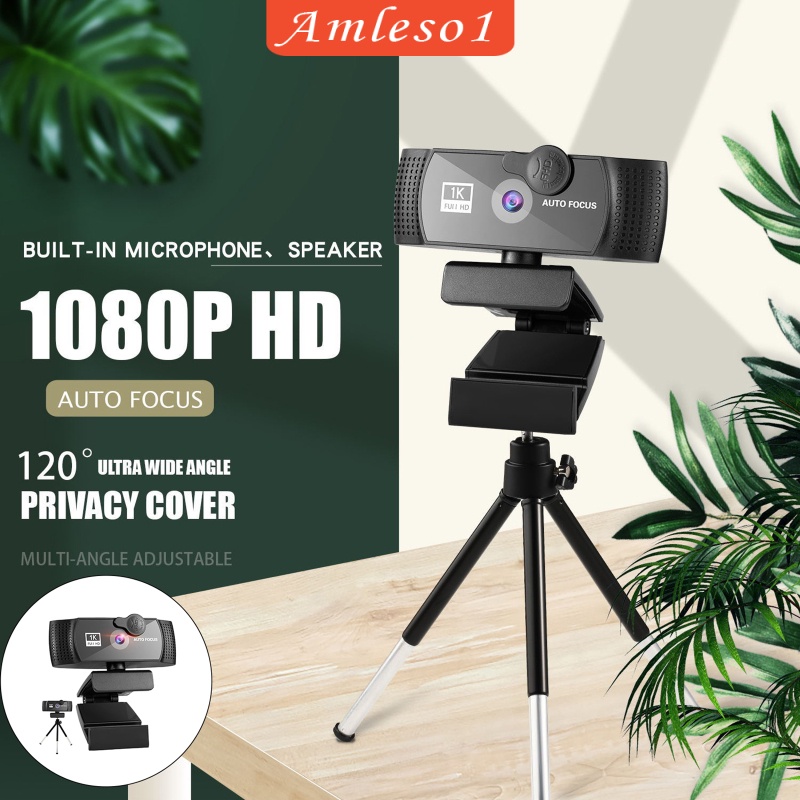 Webcam 1080p Hd W / Tiếng Ồn Kèm Micro Cổng Usb Cho Máy Tính Để Bàn | BigBuy360 - bigbuy360.vn