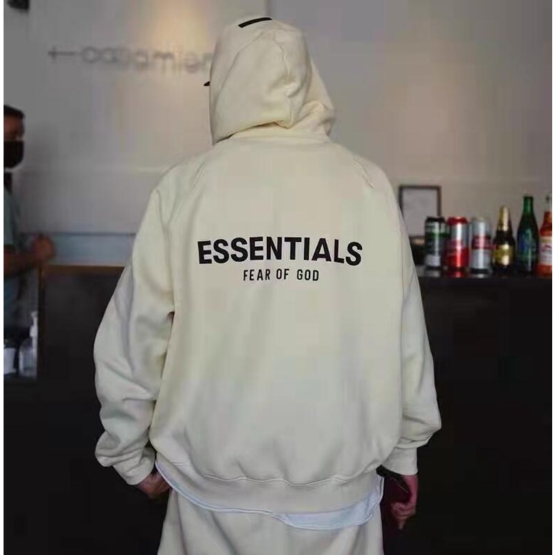 Áo Hoodie Essential Chất Nỉ Bông Dày Dặn, Hoodie ess Full tem tag túi form rộng - repsaigon.vn