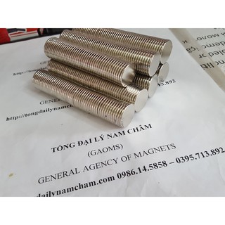 Nam châm đất hiếm lực hút mạnh 20x2mm