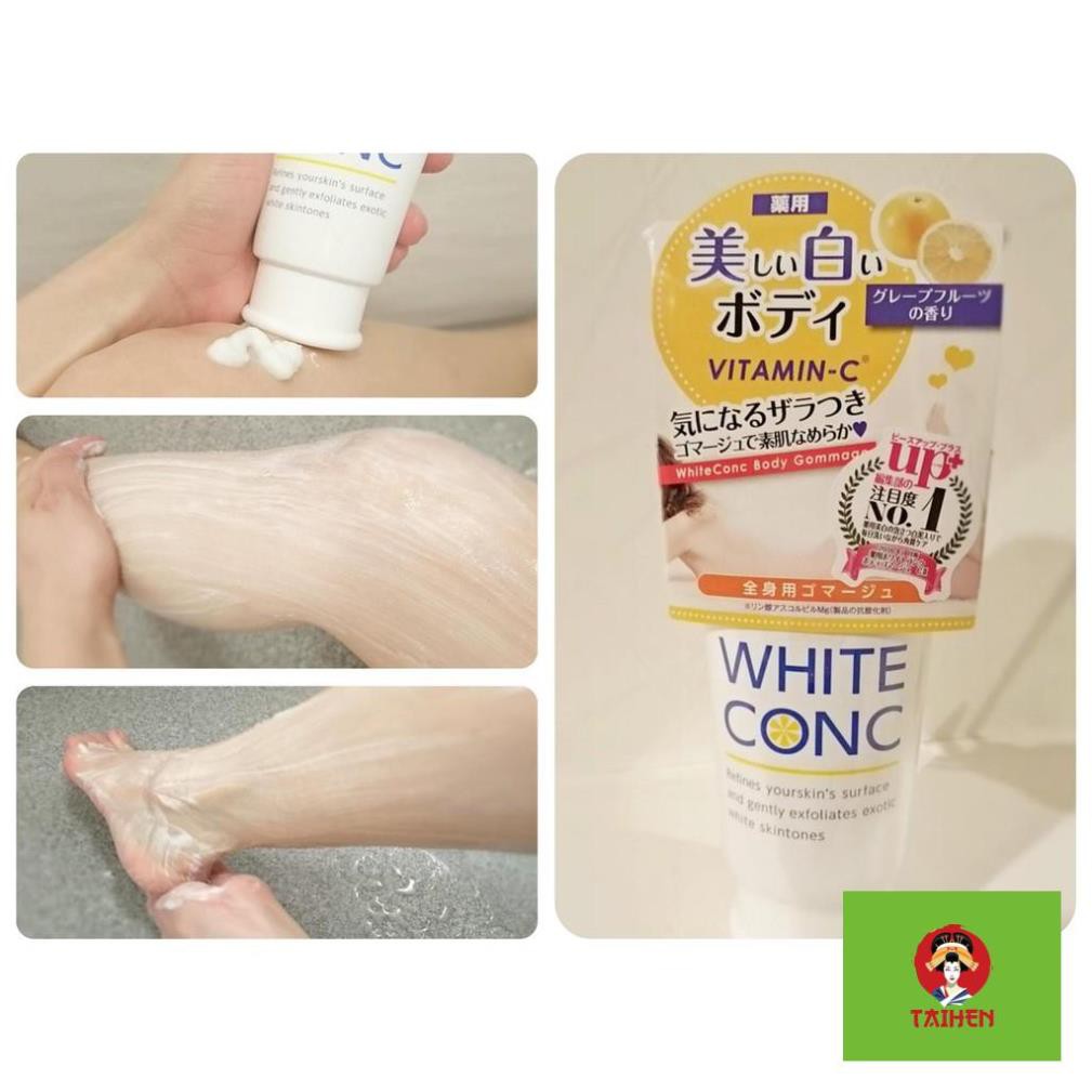 Tẩy tế bào chết, trắng da White Conc Body Gommage With VitaminC 180gr