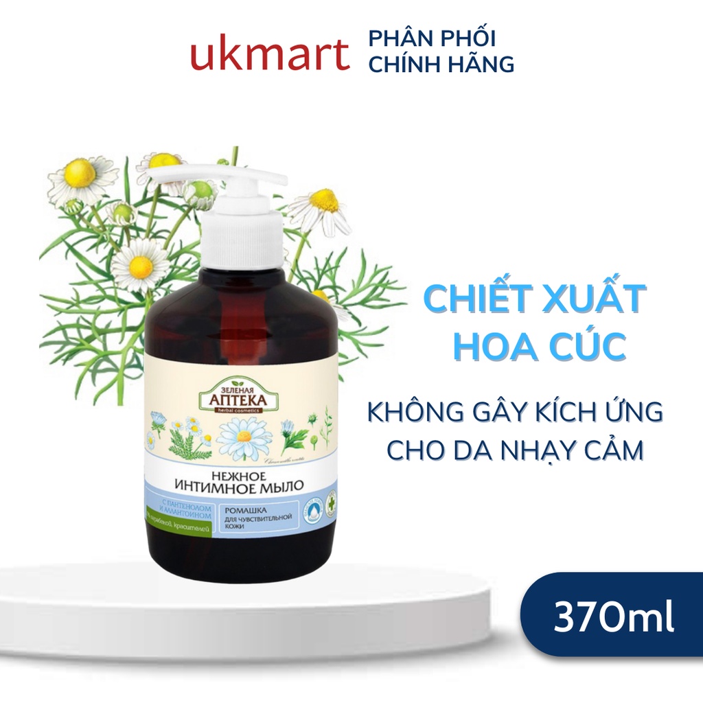 Dung Dịch Vệ Sinh Phụ Nữ Kháng Khuẩn Zelenaya Apteka 370ml