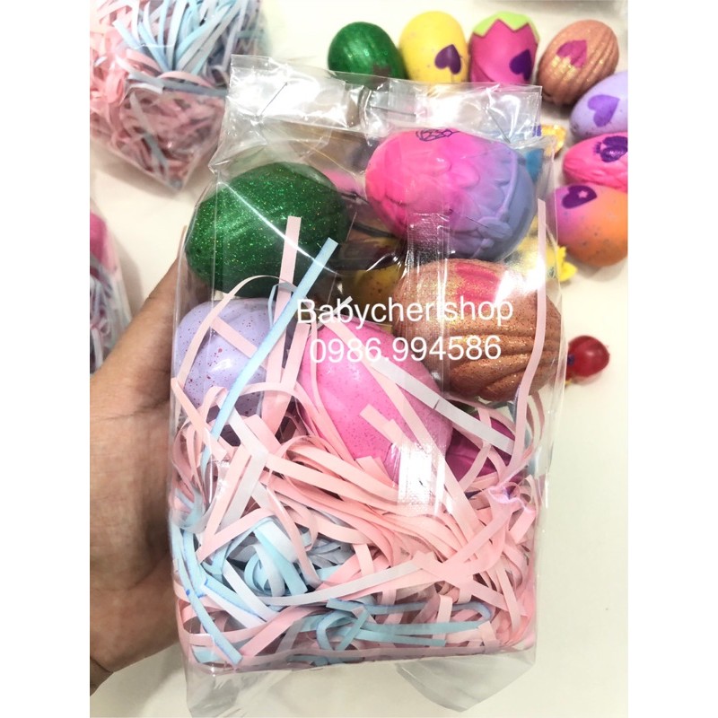 SET 10C ĐỒ CHƠI BÓC TRỨNG HATCHIMALS MINI